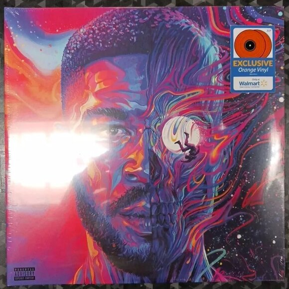 Kid Cudi - Man On The Moon III The Chosen Exclusive Orange Colored Vinyl LP - Picture 2 of 2